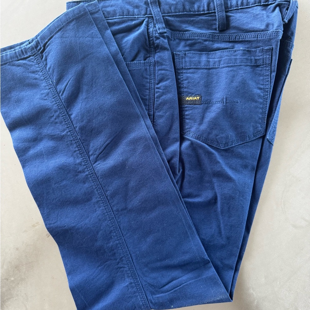 Ariat Rebar M4 Relaxed Straight Navy Pants